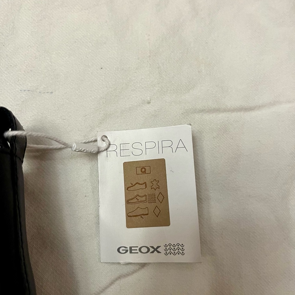 Geox Black Leather Combat Boots - Picture 7 of 7